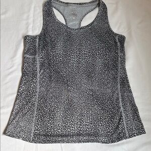 Nike Dri-FIT Black and White Patterned Tank